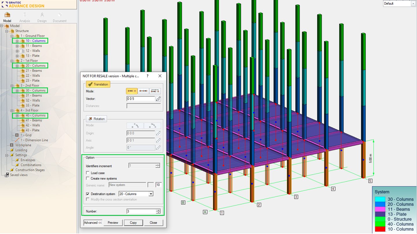 How to save time by avoiding the need to model each section individually with FEM Structural Analysis – Advance Design