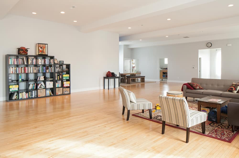 Portland Loft Remodel Living Room & Dining Room