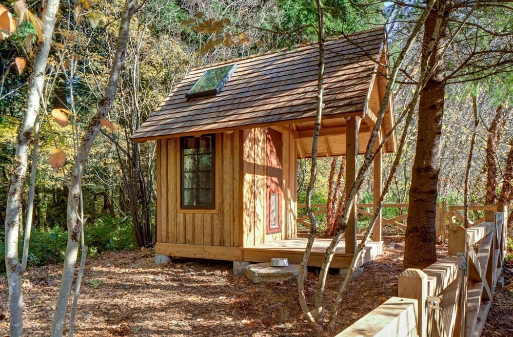 Custom Dog House Built by Hammer & Hand 