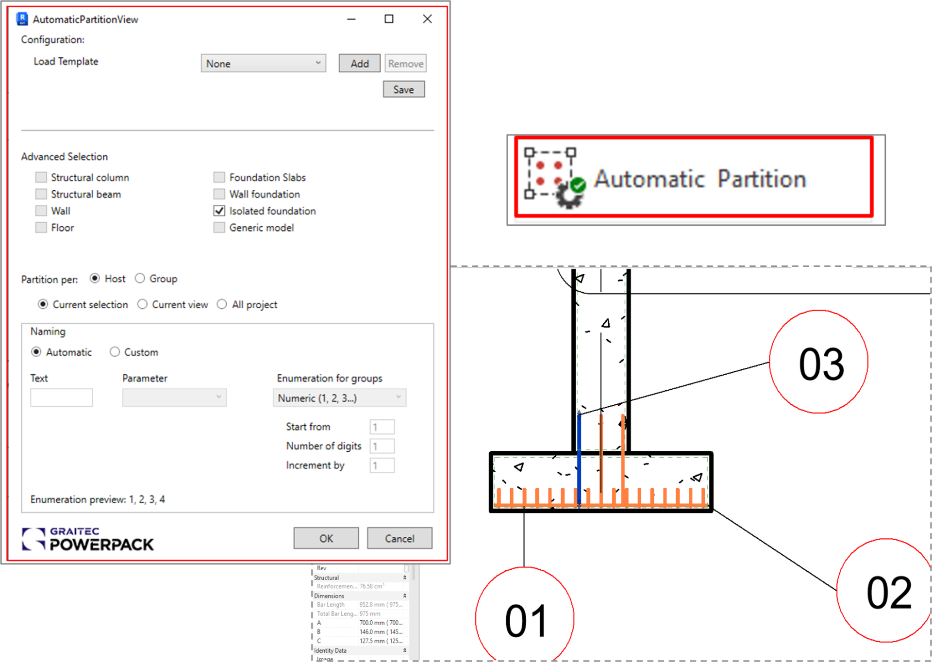 Automatic Partition | Graitec - UK