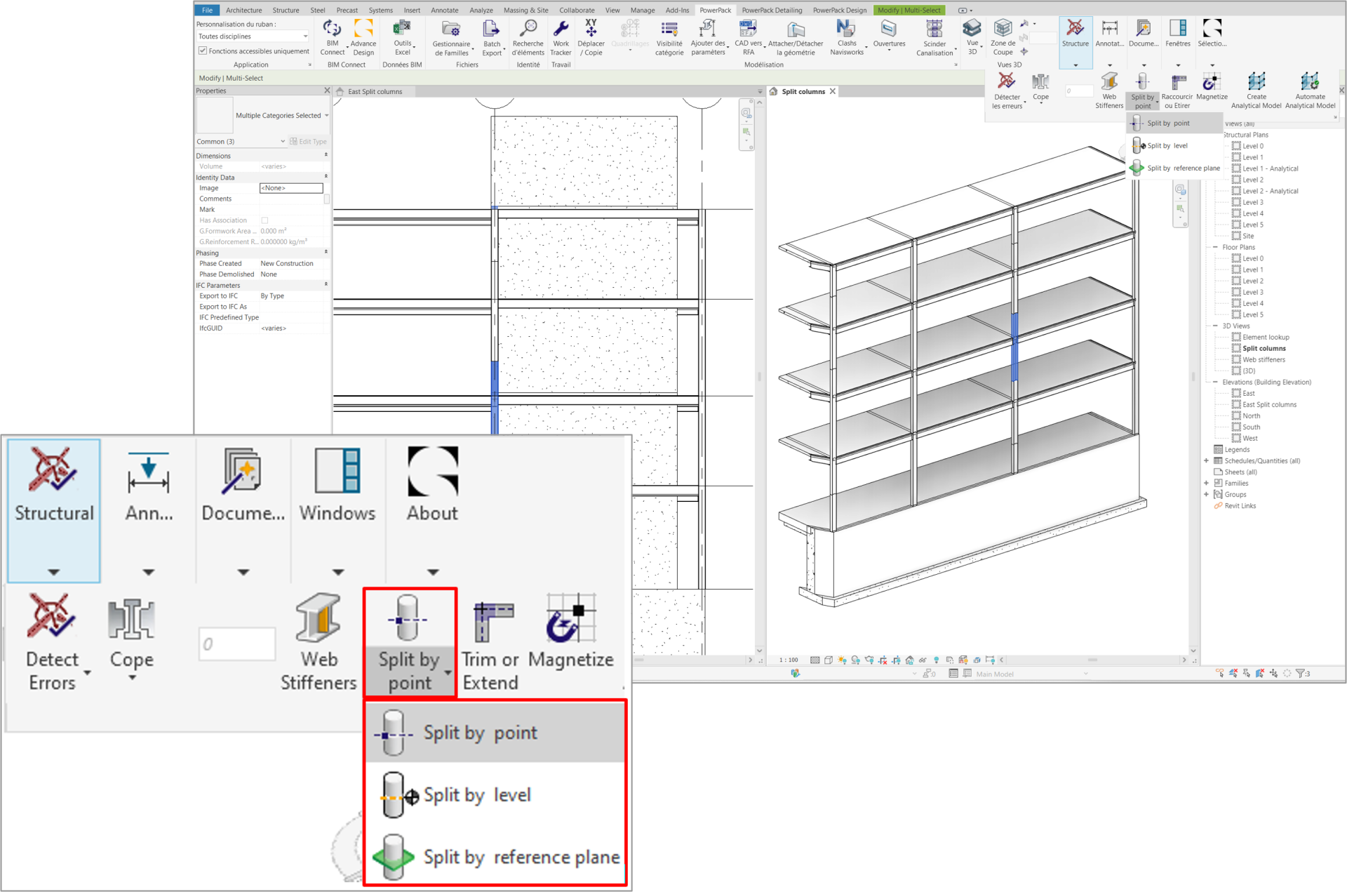 Split Columns | Graitec - UK