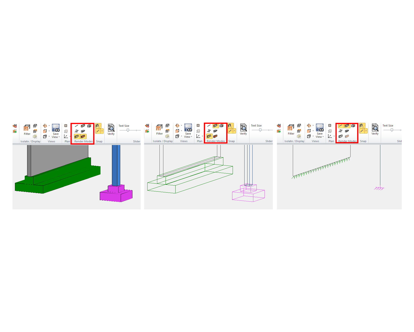 Quickly visualize foundations in a 3D model | Graitec - UK